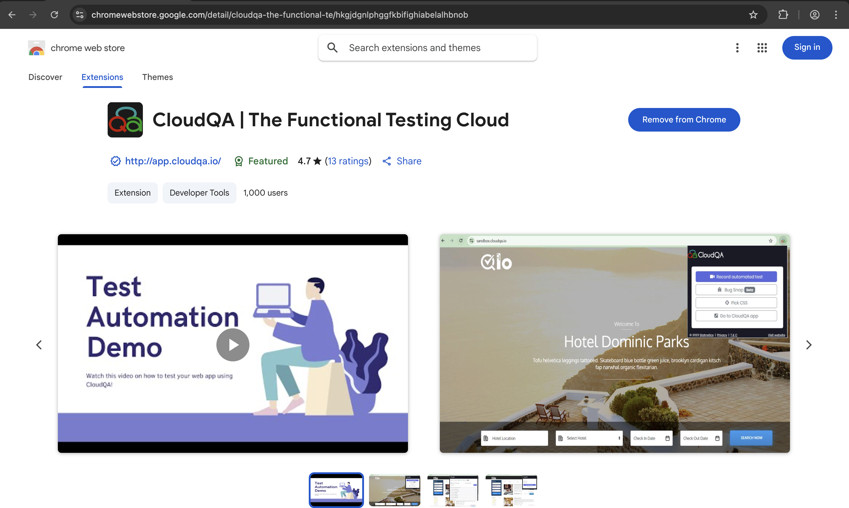 Chrome Extension Screenshot