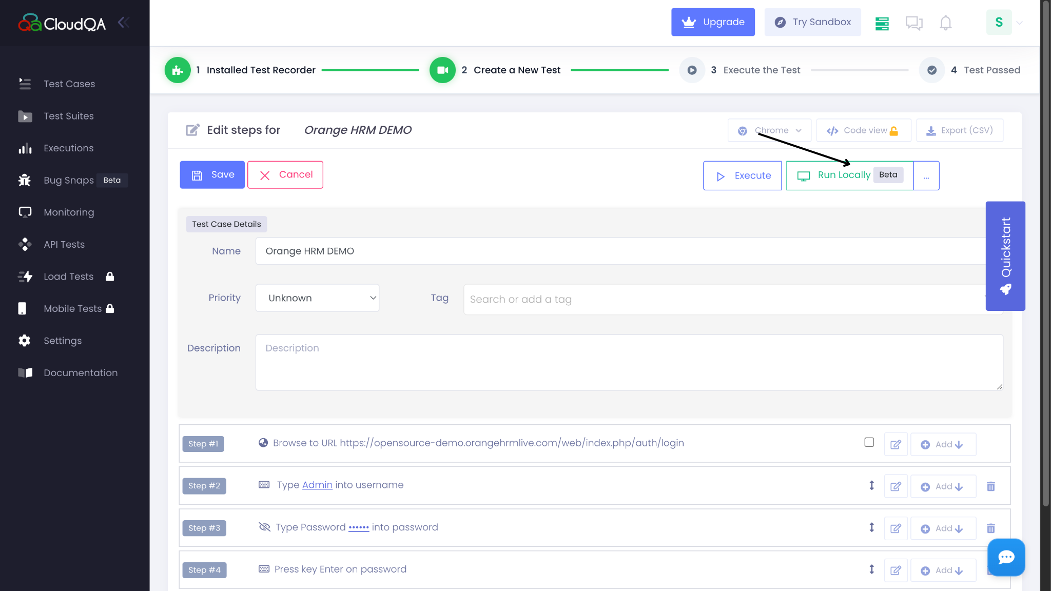 Run Locally Or Cloud